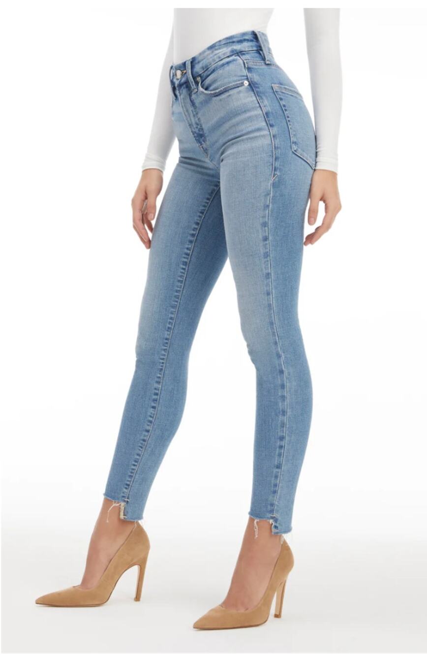 GOOD AMERICAN NWT Good Legs Denim Jeans in Blue663 // 0